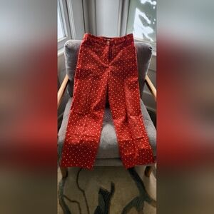 Orange Polka Dot Pants